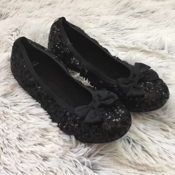 Stuart Weitzman Fannie Sequin Ballerina Flat - Picture 1 of 8